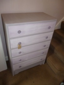 5 Drawer Chest of Drawers in Annie Sloan Paloma Grey
