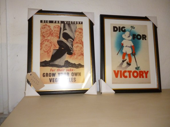 A pair of framed Dig for Victory posters