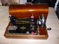 Viscount Sewing Machine, Hand Powered
